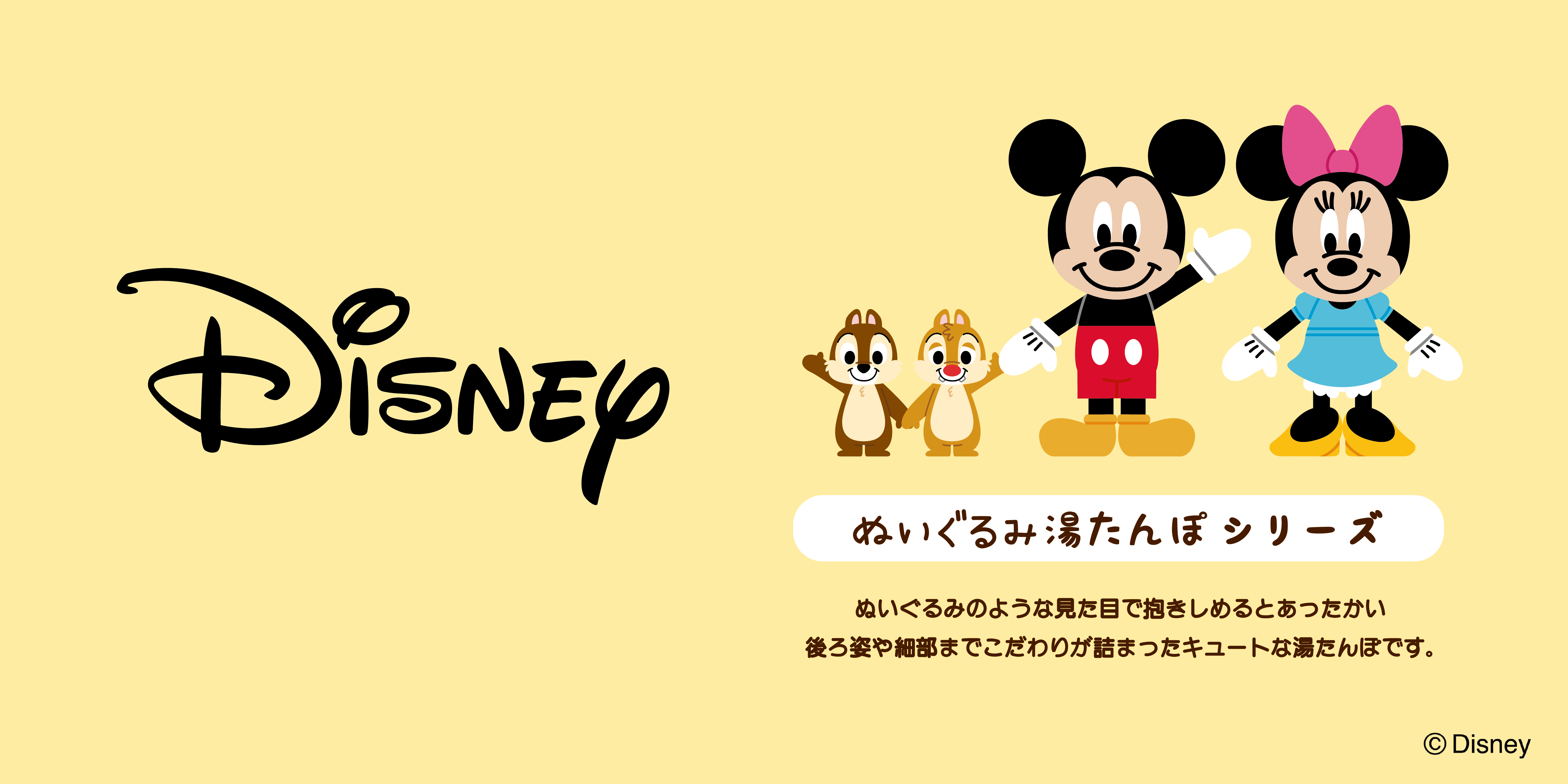 【Disney】 ぬいぐるみ湯たんぽシリーズ