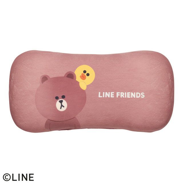 腰あてクッション] LINE FRIENDS ブラウンクッション | 丸眞オンライン