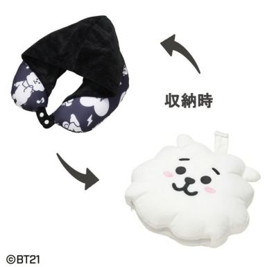 BT21 ネックピロー_TATA フード付きネックピロー | タオル製品を