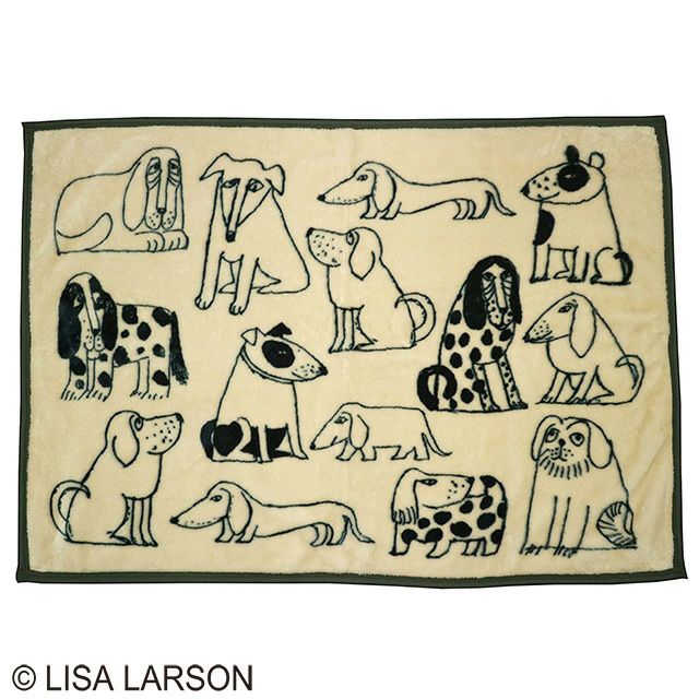 芸能人愛用 新品‼️ LISA LARSON スケッチドッグ バスタオル