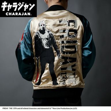 キャラジャン スカジャン(L)] 13日の金曜日 13日の金曜日「ジェイソン