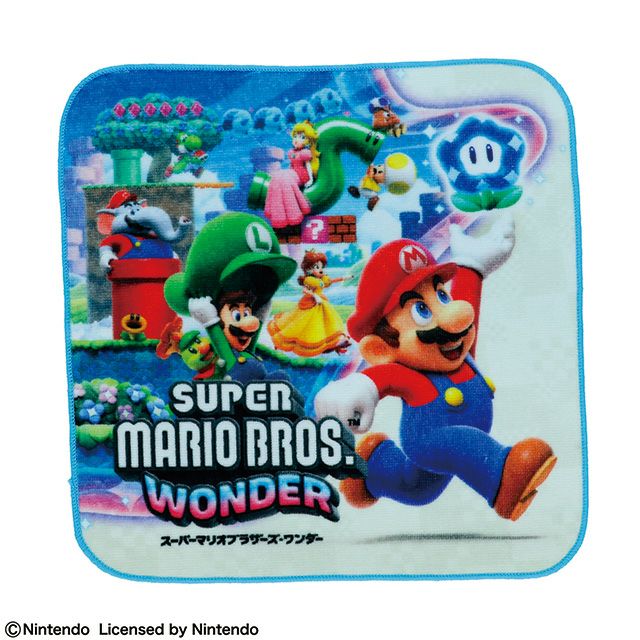 スーパーマリオ ハンカチ　マリオ　スーパーマリオブラザーズ Amazon.co.jp: スーパーマリオ 2021年度柄 ハンカチ (アクション