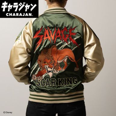 キャラジャン スカジャン(L)] ディズニーヴィランズ ワールドツアー