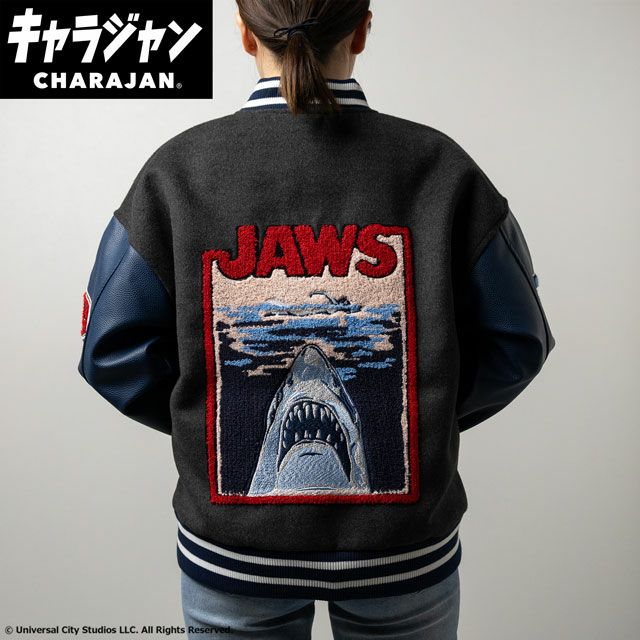 スタジャン(L)] ジョーズ ブルーバックシャーク | 丸眞オンラインショップ