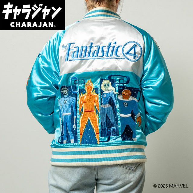 キャラジャン スカジャン(L)] マーベル スペシャルチーム コラボ